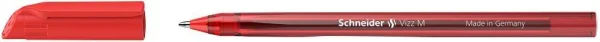 Schneider Kugelschreiber Vizz M rot, Schreibfarbe: rot, 1...