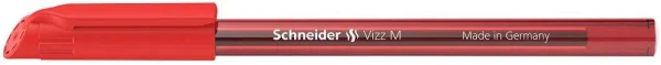 Schneider Kugelschreiber Vizz M rot, Schreibfarbe: rot, 1...