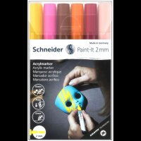 Schneider Paint-It 310 V3 Acrylstifte farbsortiert 2,0...