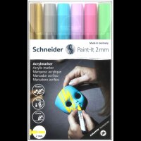 Schneider Paint-It 310 V2 Acrylstifte farbsortiert 2,0...