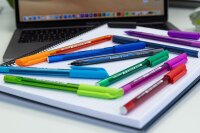 Schneider Kugelschreiber Vizz M farbsortiert, Schreibfarbe: farbsortiert, 10 St.
