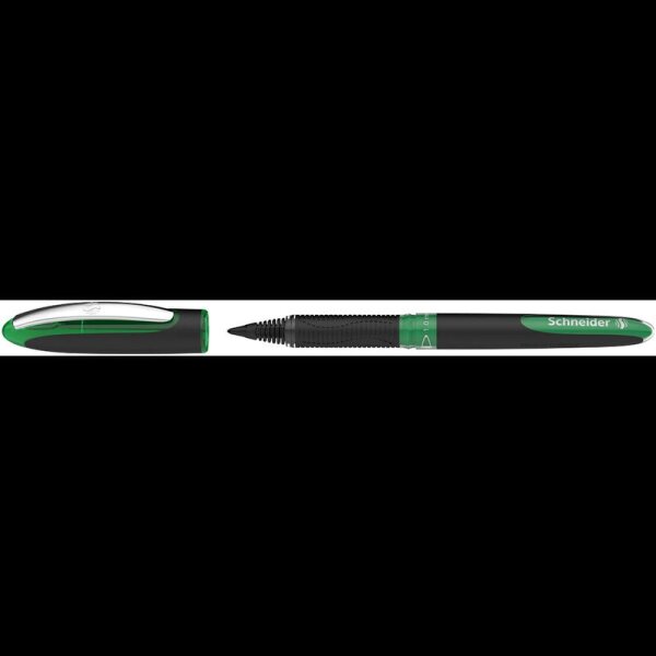 Schneider One Sign Tintenroller schwarz 1,0 mm, Schreibfarbe: grün, 1 St.