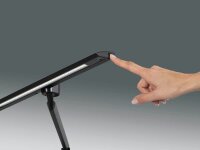 Hansa LED Zirkon LED Schreibtischlampe schwarz 12 W mit Tischklemme