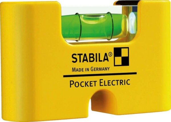 STABILA Wasserwaage Pocket Electric 17775, Kunststoff 7 cm