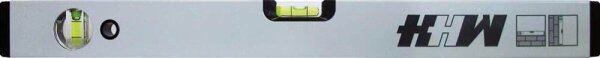 HHW Wasserwaage 688 080 P-grau-85, Aluminium 80 cm