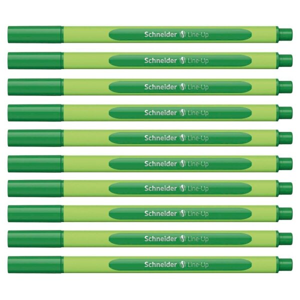 Schneider Line-Up Fineliner grün 0,4 mm, 10 St.