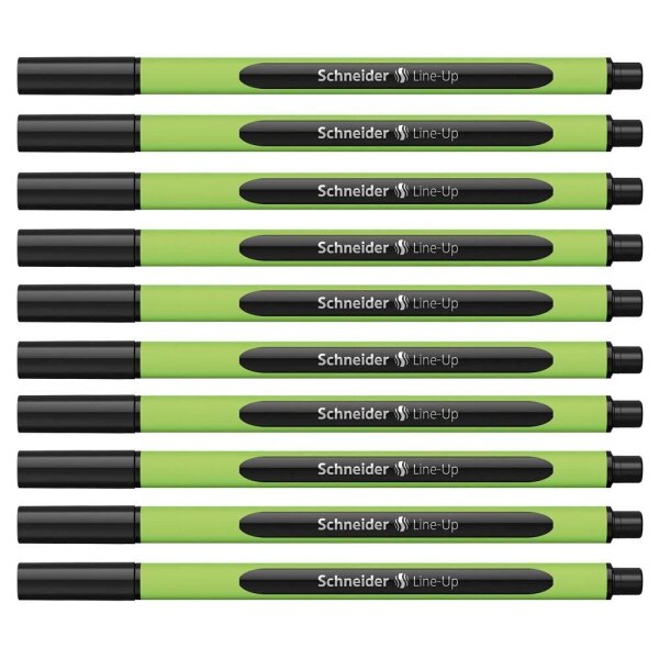 Schneider Line-Up Fineliner schwarz 0,4 mm, 10 St.