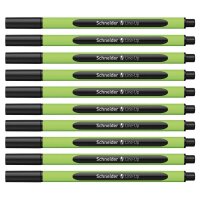 Schneider Line-Up Fineliner schwarz 0,4 mm, 10 St.