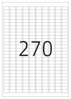 HERMA Etiketten 10000 weiß 17,8 x 10,0 mm, 25 Blatt