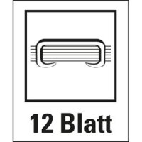 novus Heftgerät Mini blau, 1 St.