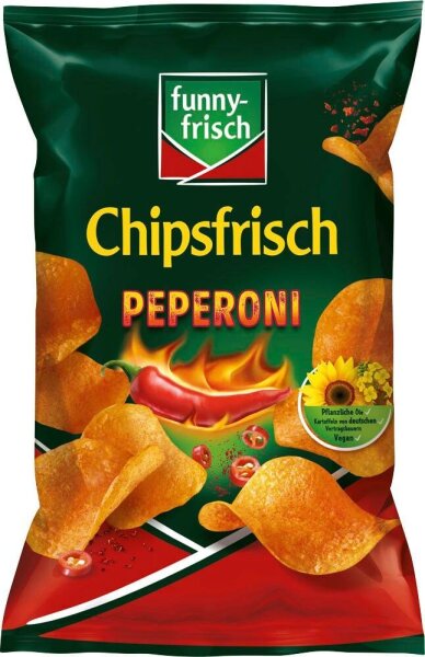 funny-frisch Chipsfrisch Peperoni Chips 150,0 g, 1 St.