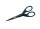 DAHLE Papierschere OFFICE TITANIUM schwarz-blau 18,0 cm