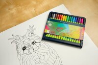Schneider Line-Up Fineliner farbsortiert 0,4 mm, 4 St.