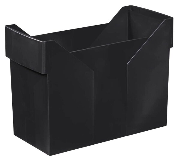M&M Hängeregister-Box ohne Mappen Akten-Boy schwarz
