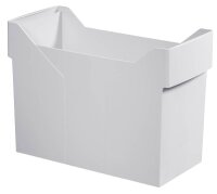 M&M Hängeregister-Box ohne Mappen Akten-Boy grau
