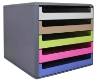 M&M Schubladenbox  hellgrau, karamell, hellgrün,...