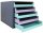 M&M Schubladenbox  minze, lavendel 30057675BE, DIN A4 mit 5 Schubladen, 1 St.