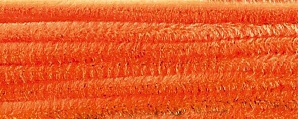 folia Pfeifenreiniger orange Chenilledraht Ø 8,0 mm, 10 St.