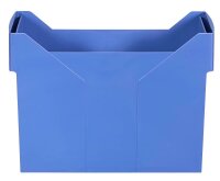 M&M Hängeregister-Box ohne Mappen Akten-Boy blau