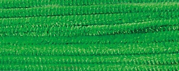 folia Pfeifenreiniger hellgrün Chenilledraht Ø 8,0 mm, 10 St.
