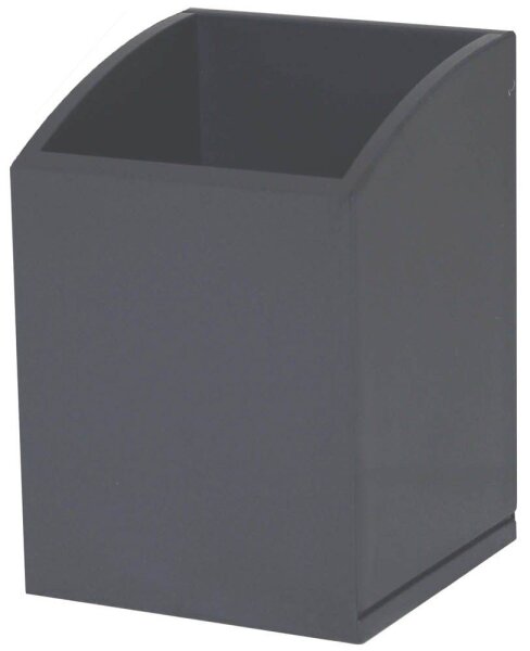 M&M Stiftehalter Loft anthrazit Polystyrol 7,0 x 7,0 x 10,0 cm