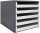 M&M Schubladenbox  vanille 30057602BE, DIN A4 mit 5 Schubladen, 1 St.