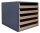 M&M Schubladenbox  karamell 30057652BE, DIN A4 mit 5 Schubladen, 1 St.