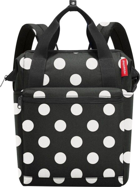 reisenthel® Rucksack allrounder R Kunstfaser schwarz/weiß 12,0 l