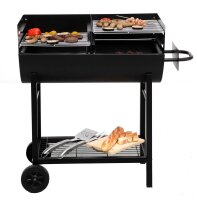 tepro Holzkohlegrill Detroit 75,0 x 75,0 x 86,5 cm, 1 St.