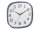 TFA® Wanduhr 60.3053.06 weiß blau Kunststoff, Glas 29,5 x 29,5 cm