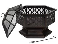 tepro Feuerkorb Farview schwarz