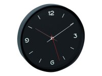 TFA® Wanduhr 60.3056.01 schwarz Kunststoff, Glas 30,9...