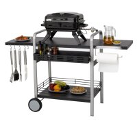 tepro Grillwagen Universal BBQ-Tisch schwarz, silber