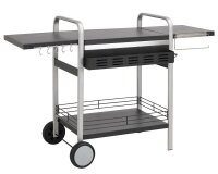 tepro Grillwagen Universal BBQ-Tisch schwarz, silber