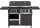 tepro Kohle-Gas-Kombigrill Toronto 173,0 x 65,0 x 116,0 cm, 1 St.