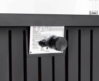 tepro Gas-Feuerstelle Topeka anthrazit