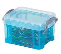 Really Useful Box Kleinteilemagazin 16x 0,14 l transparent, bunt 28,0 x 8,5 x 22,5 cm, 1 St.