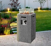tepro Gas-Feuerstelle Brighton grau