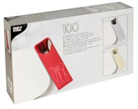 PAPSTAR Bestecktaschen creme 7,3 x 23,5 cm, 100 St.