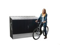tepro Fahrradbox, anthrazit, 1 St.