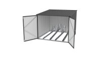 tepro Fahrradbox Bike & More Max, anthrazit, 1 St.