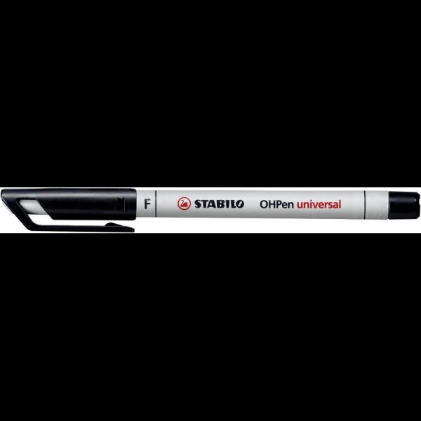 STABILO OHPen universal Folienstifte schwarz 0,7 mm non-permanent, 10 St.