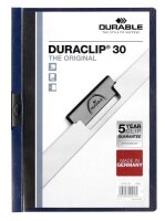 DURABLE Klemmhefter DURACLIP nachtblau, 25 St.