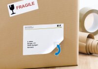HERMA Adressetiketten 10018 weiß 99,1 x 67,7 mm, 25 Blatt