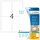 HERMA Adressetiketten 10019 weiß 99,1 x 139,0 mm, 25 Blatt