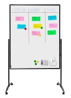 Legamaster mobiles Whiteboard PREMIUM PLUS 120,0 x 150,0 cm weiß lackierter Stahl
