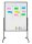 Legamaster mobiles Whiteboard PREMIUM PLUS 120,0 x 150,0 cm weiß lackierter Stahl