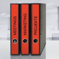 AVERY Zweckform Ordneretiketten L4748-20 rot, 20 Blatt