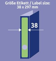 AVERY Zweckform Ordneretiketten L4750-20 grün, 20 Blatt