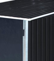 tepro Fahrradbox, anthrazit/weiß, 1 St.